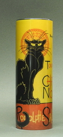 Parastone VAS10ST Steinlen Le Chat Noir Cat Ceramic Vase