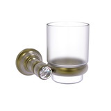 Allied Brass CC-66 Carolina Crystal Collection Wall Mounted Tumbler Holder