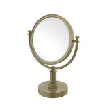 Allied Brass DM-4G 8 Inch Vanity Top Make-Up Mirror with Grooved Accents