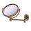 Allied Brass WM-6 8 Inch Wall Mounted Extending Make-Up Mirror with Smooth Accents