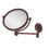 Allied Brass WM-6T 8 Inch Wall Mounted Extending Make-Up Mirror with Twisted Accents