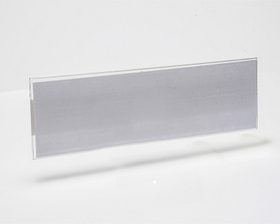 Label Holders, 1-1/2"x6", Clear, self adhes, L71