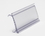 Wire Shelving Label Holder, 24", Clear, WR1224, Price/pack