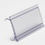 Wire Rac WR2008 Wire Shelving Label Holder, 2" x 8", Clear