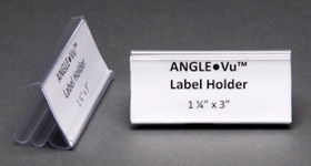 Wire Rac WRS-1212 Wire Shelving (ANGLE) Label Holder, 12", Clear