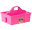 Miller DT6HOTPINK Plastic Dura Tote - Hot Pink - Each, Price/Each