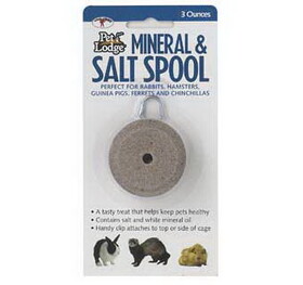 Miller SSH2 Pet Lodge Mineral And Salt Spool With Metal Hanger Ssh2