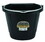 Miller DFW20 Flat Back Rubber Bucket - Black - 20 Quart - Each, Price/Each