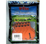 Ytex 7702001 All American 3 Star Two Piece Cow & Calf Ear Tags Orange Medium #1-25