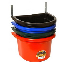 Miller FF20RED Fence Feeder With Clips - 20 Quart - Red - Each