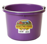 Miller P8PURPLE Plastic Bucket - 8 Quart - Purple - Each