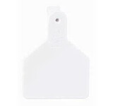 Datamars 700 2500-159 One-Piece Calf Ear Tags Blank White 100 Count