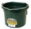 Miller P8FBGREEN Flat Back Plastic Bucket - Green - 8 Quart - Each, Price/Each