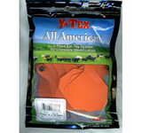Ytex 7903000 All American 4 Star Two Piece Cow & Calf Ear Tags Orange Large Blank 25 Count