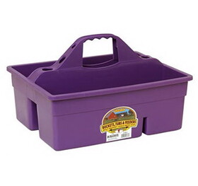 Miller DT6PURPLE Plastic Dura Tote - Purple - Each