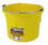 Miller P8FBYELLOW Flat Back Plastic Bucket - Yellow - 8 Quart - Each, Price/Each