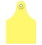 Allflex Usa GXF/GSM-Y Tamperproof&#153; Maxi Female - Blank - Yellow - 25/Bag, Price/Bag