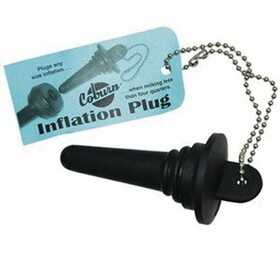 Coburn 7800 Inflation Shut-Off Plug-Blk Rubber 7800