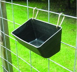 Miller FF11BLACK Fence Feeder With Clips - 11In - Black - Each