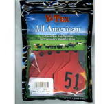 Ytex 7906051 All American 4 Star Two Piece Cow & Calf Ear Tags Red Large #51-75