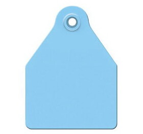 Agrilabs AT-COW/GSM-B Agritag&#174; Blank Maxi Cow Tag - Blue - 25/Bag