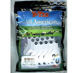 Ytex 7700026 All American 3 Star Two Piece Cow & Calf Ear Tags White Medium #26-50