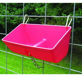 Miller FF16RED Fence Feeder With Clips - 16In - Red - Each