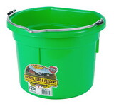 Miller P8FBLIMEGREEN Flat Back Plastic Bucket - Lime Green - 8 Quart - Each