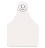 Allflex Usa GLF/GSM-W Global Large Female Blank Ear Tag - White - 25/Box