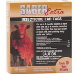 Behlen 065505 Saber Extra Insecticide Ear Tag 20 Count