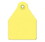 Behlen AT-COW/GSM-Y Agritag&#174; Blank Maxi Cow Tag - Yellow - 25/Bag, Price/Bag