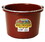 Behlen P8BURGUNDY Plastic Bucket - 8 Quart - Burgundy - Each, Price/Each