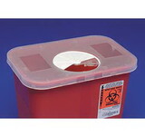 Behlen 8970 Multi-Purpose Sharps Containers Rotor Opening Lids 8 Quart