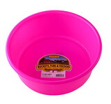 Behlen P5HOTPINK Plastic Utility Pan - 5 Quart - Hot Pink - Each