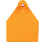 Behlen AT-COW/GSM-O Agritag® Blank Maxi Cow Tag - Orange - 25/Bag