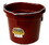 Behlen P20FBBURGUNDY Flat Back Plastic Bucket - Burgundy -20 Quart - Each, Price/Each