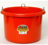 Behlen P800RED Little Giant 8 Gallon Red Plastic Round Feeder P800Red