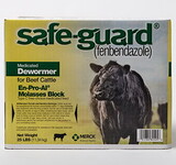 Merck Animal Health 069291 Safe-Guard® En-Pro-Al® Molasses Block 25 Lb