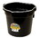 Behlen P20FBBLACK Flat Back Plastic Bucket - Black -20 Quart - Each, Price/Each