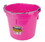 Behlen P20FBHOTPINK Flat Back Plastic Bucket - Hot Pink -20 Quart - Each, Price/Each