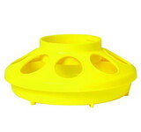 Behlen 806YELLOW Plastic Feeder Base - Quart - Yellow - Each