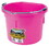 Behlen P8FBHOTPINK Flat Back Plastic Bucket - Hot Pink - 8 Quart - Each, Price/Each