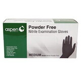 Behlen 19156851 Powder Free Nitrile Exam Glove Black Medium 100 Count Box