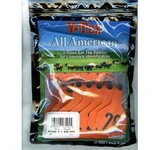 Ytex 7702026 All American 3 Star Two Piece Cow & Calf Ear Tags Orange Medium #26-50