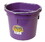 Behlen P20FBPURPLE Flat Back Plastic Bucket - Purple -20 Quart - Each, Price/Each