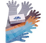 Behlen B6-1000R Polyethylene Shoulder Length Glove Large 100 Count Box