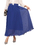 TOPTIE Women Chiffon Full Ankle Length Elastic Retro Maxi Skirt, S to L