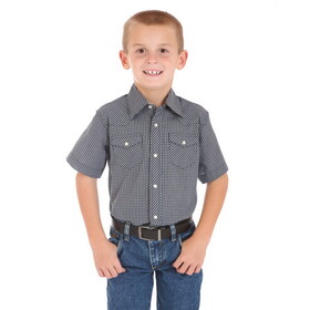 Wrangler 10206WAAL Boys Dress Western Shirt - Multi