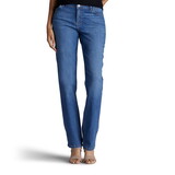 Lee 10305183P Petite Relaxed Fit Straight Leg Jean - Mid Rise - Meridian