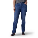 Lee Plus Regular Fit Flex Motion Straight Leg Jean - Mid Rise